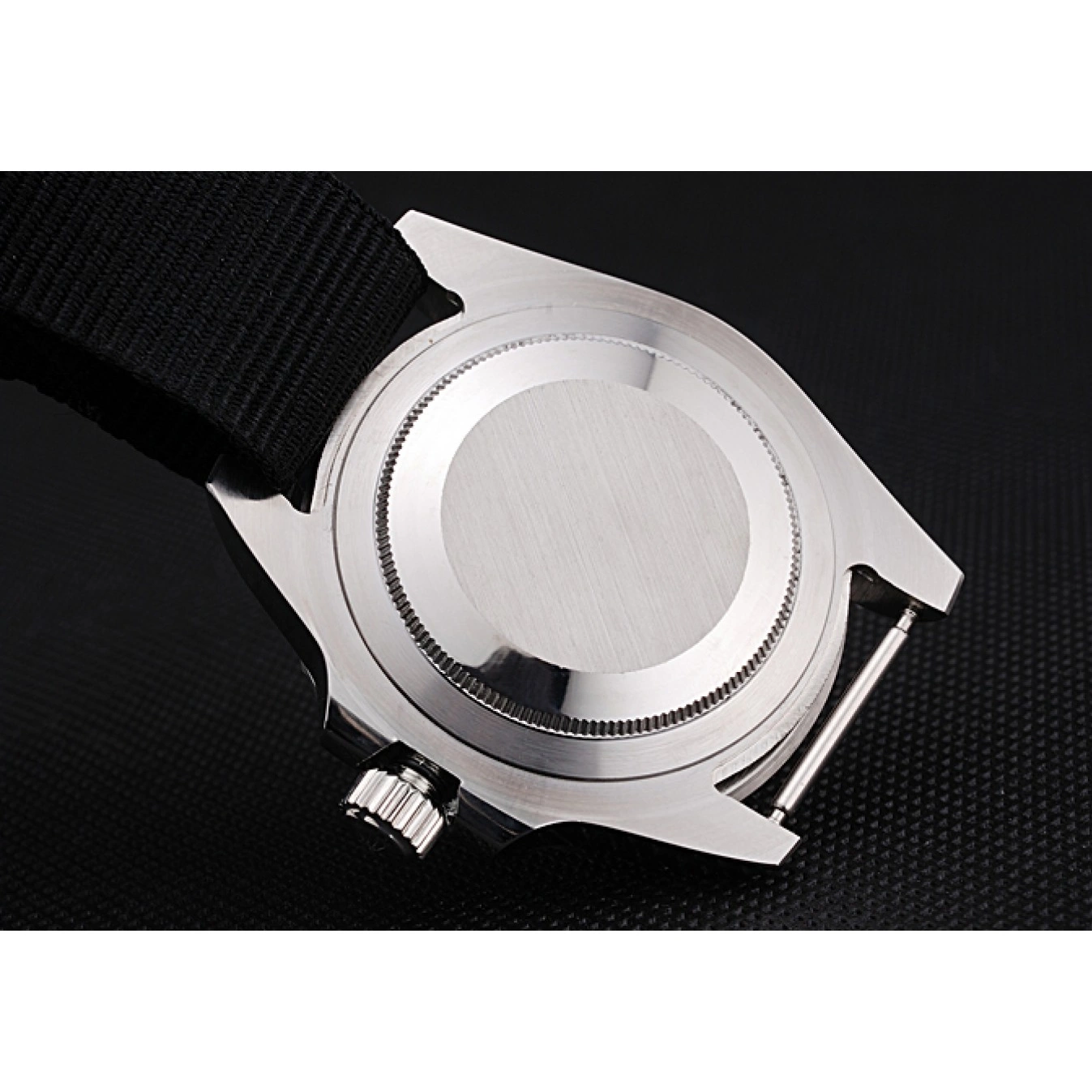 Aaa replica watch 621386 Submariner Fabric Black rl424 STEALTH Band MK IV Rolex 0817
